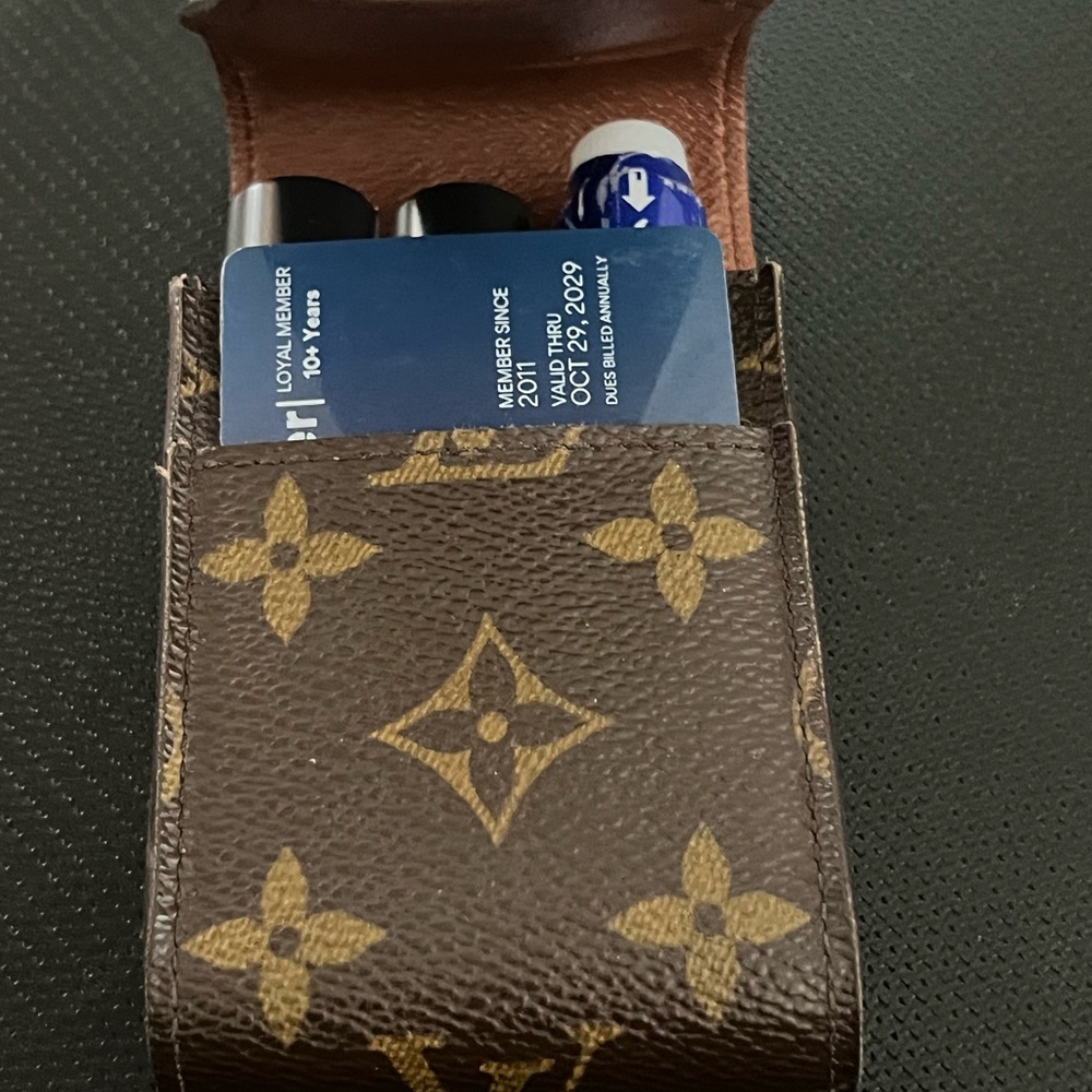 Louis Vuitton Brown Monogram Case with card holder